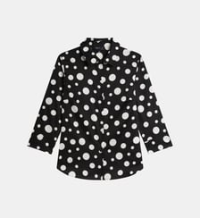 Chemise jasmine en satin de coton à pois Agnès b.