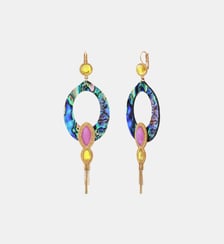 Boucles d'oreilles dormeuses pendantes   - Mindoro Satellite