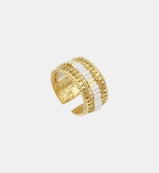Bague medium ajustable   doré à l'or fin - Alicudi Satellite