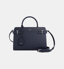 Sac à main moyen modèle Emilie en cuir grainé Le Tanneur