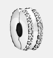 Charm Clip Pavé Double Rang Pandora