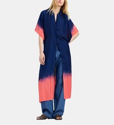 Robe loma en habotai tie&dye Momonì