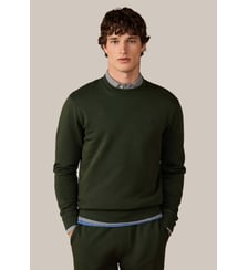 Sweat En Coton À Col Rond Avec Logo Hackett London
