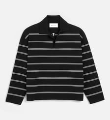 Polo à rayures patch ami unisexe en coton AMI Paris