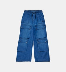 Jean coupe décontractée lavage bleu moyen - D-Kaith Diesel Kids