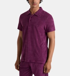Polo en coton éponge organique uni Vilebrequin
