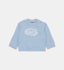 Sweat-shirt col rond avec logo Diesel Kids