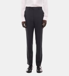 Pantalon de costume ajusté en laine Fursac