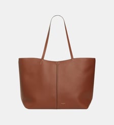 Sac cabas grand modèle Hortense en cuir grainé double face Le Tanneur