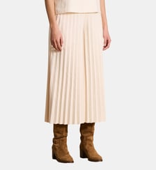 Pantalon plissé en jean taille élastiquée La Fée Maraboutée