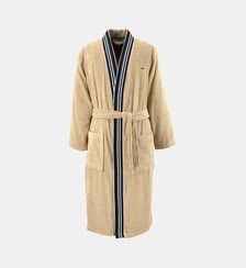 Peignoir de bain long en coton Lacoste Home