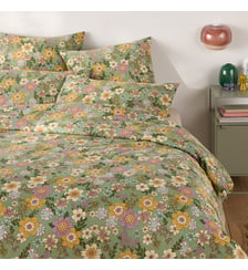 Housse de couette en coton/lin lavé La Redoute Interieurs