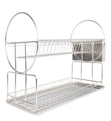 Egouttoir à vaisselle inox 45 x 21 x 36 cm Absolument Maison