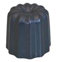 Lot de 4 moules individuels Canelés Bordelais Ø 5.5cm De Buyer