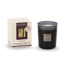 Bougie parfumée rechargeable  Esteban Paris Parfums