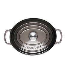 Cocotte ovale fonte émaillée flint 26 cm / 4,7 l Le Creuset
