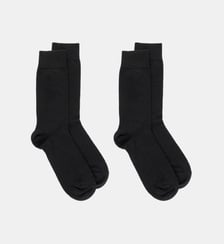 Lot de 2 paires de chaussettes en laine Doré Doré