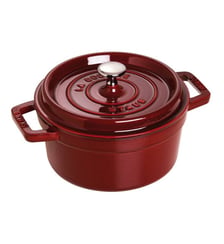 Cocotte fonte ronde D24 cm grenadine majolique 3,8 L Staub