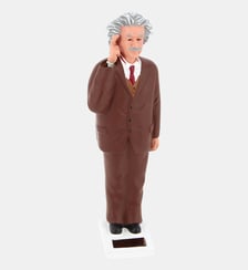 Statuette solaire Einstein Kikkerland