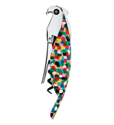 Tire-bouchon sommelier multicolore en aluminium Perruche Alessi Alessi
