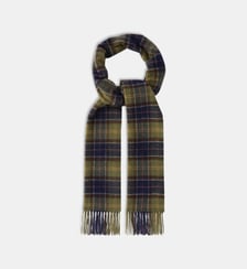 Echarpe imprimé tartan laine Barbour