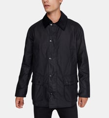 Parka droite mi-longue Ashby coton enduit Barbour