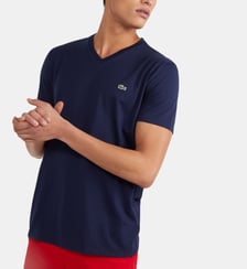 T-shirt droit en coton pima Lacoste