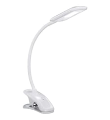 Lampe flexible sur pince LED MIKA blanc 5W Aluminor