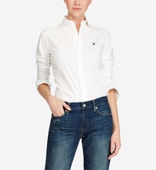 Chemise en coton logotypé slim fit Polo Ralph Lauren