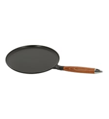 Crêpière en fonte manche bois 28 cm Staub