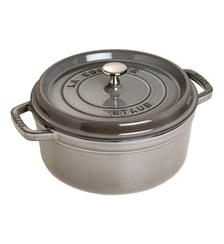 Cocotte fonte émaillée gris graphite Ø26 cm Staub