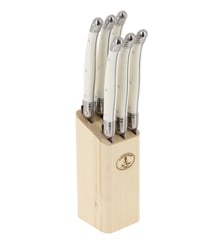 Bloc en bois 6 couteaux Laguiole Jean Dubost