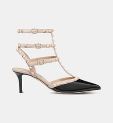 Valentino Garavani escarpins Rockstud à brides cuir Valentino Garavani