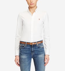 Chemise en coton piqué esprit polo Polo Ralph Lauren