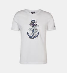 T-shirt droit sérigraphie coton Armor-Lux