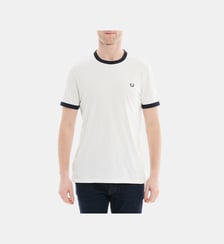 T-shirt droit Ringer logo coton Fred Perry