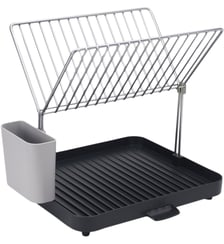 Égouttoir 2 niveaux avec bec verseur Y-RACK gris H28,2 x 36,5 cm Joseph Joseph