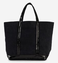 Sac cabas moyen sequins et lin Vanessa Bruno