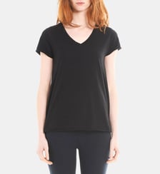 T-shirt droit en coton mélangé American Vintage