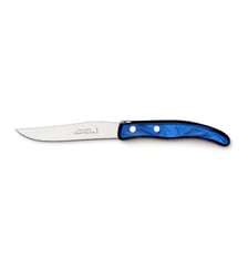 Couteau à steak BERLINGOT acier & manche nacrine bleu Dozorme