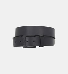 Ceinture large cuir et boucle métal ton sur ton Levi's