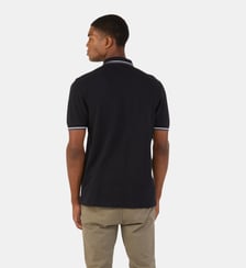 Polo droit Twin Tipped en coton piqué Fred Perry