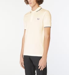 Polo droit Twin Tipped en coton piqué Fred Perry