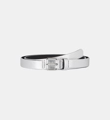 Ceinture fine Hicat croûte de cuir Galeries Lafayette