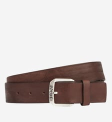 Ceinture fine cuir vieilli Replay