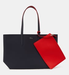 Sac shopping Anna réversible piqué et pochette Lacoste
