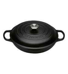 Faitout fonte émaillée noir Ø30 cm / 3,2 l Le Creuset