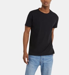 T-shirt droit en coton Replay