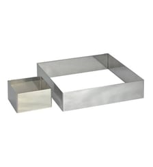 Cercle carré inox 20 x 20 cm H 4.5 cm De Buyer