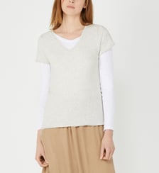 T-shirt droit Sonoma en coton American Vintage